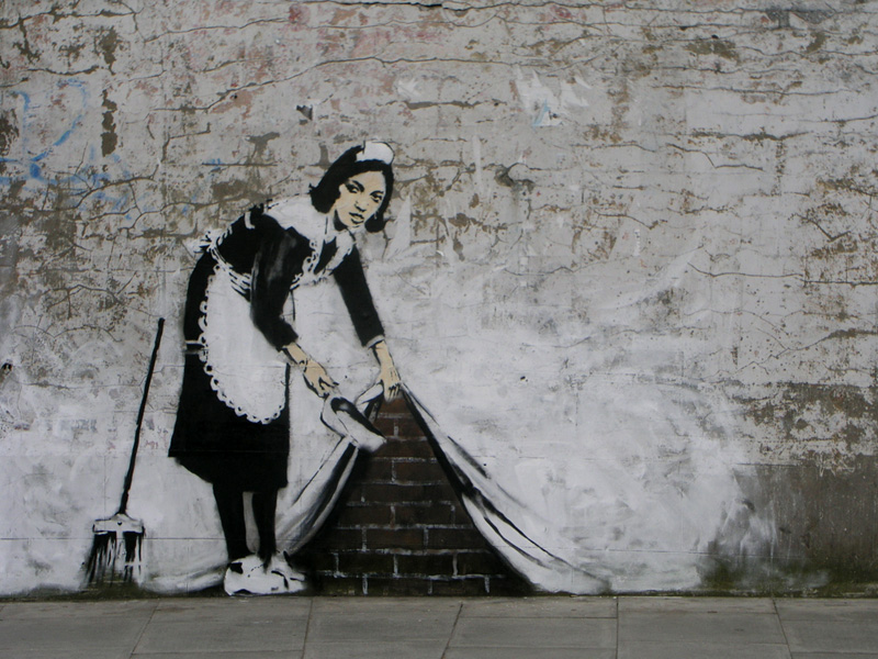 banksy rat stencil. A Banksy classic