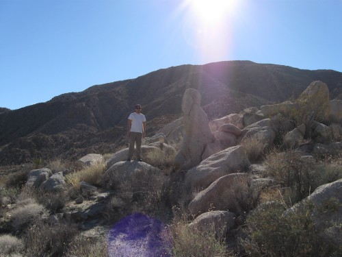 On a small ridge running through Mojave Valley